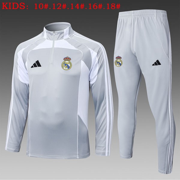 Ninos Sudadera De Training Real Madrid 2026/27 Gris